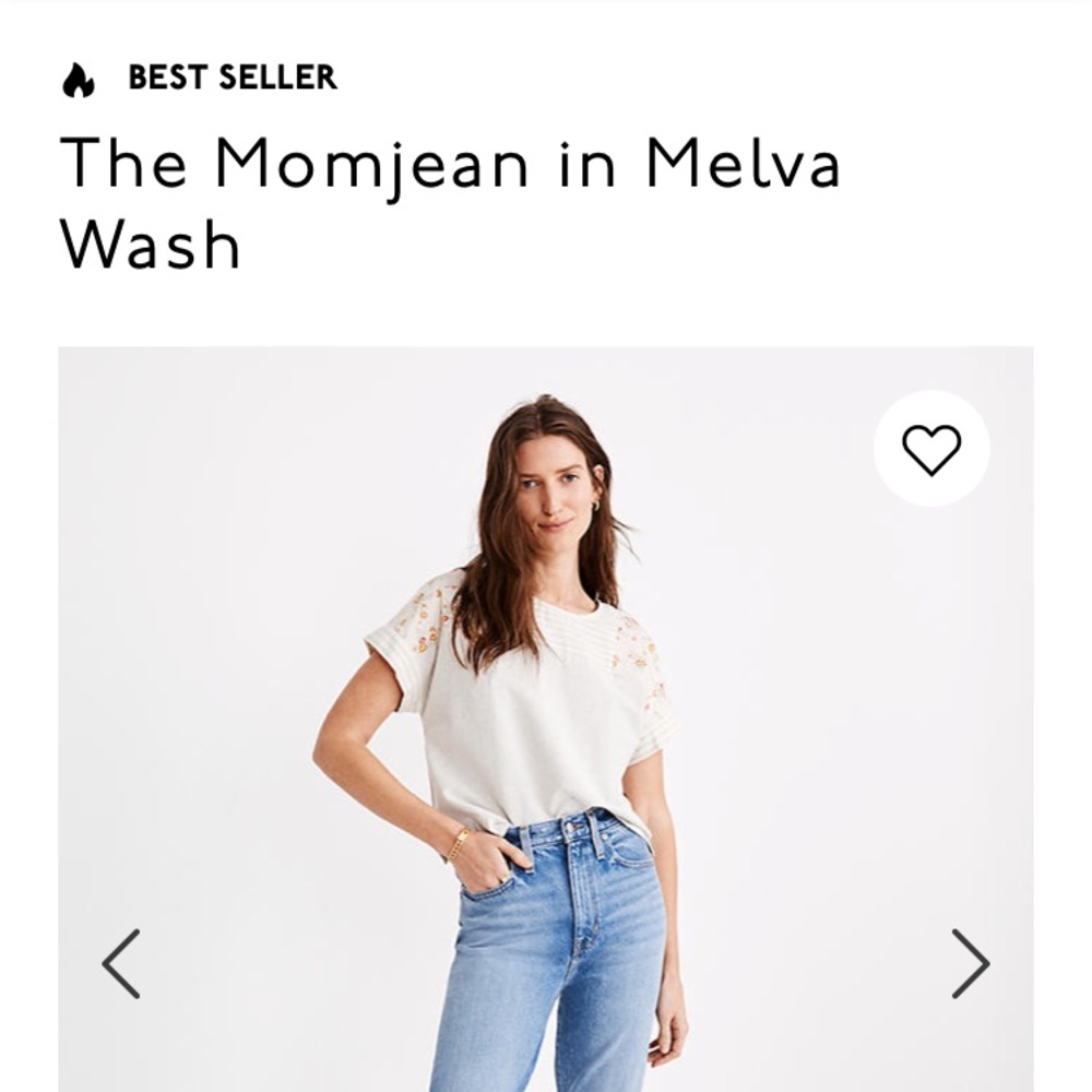 Madewell the Momjean in Melva